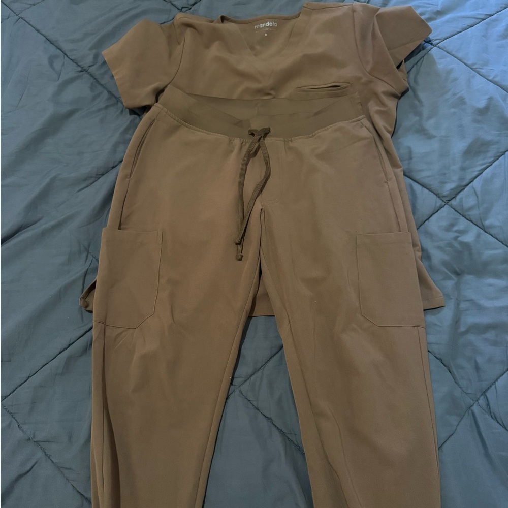 Comfortable Women's Tan Jogger Set